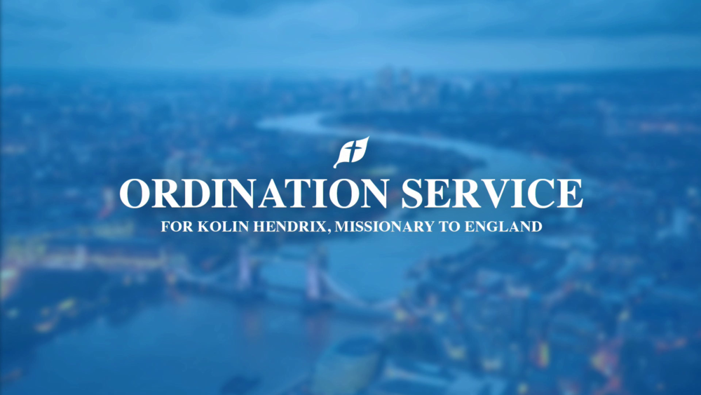 Ordination Service for Kolin Hendrix, Missionary to England Image